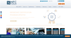 Desktop Screenshot of nfc-forum.org